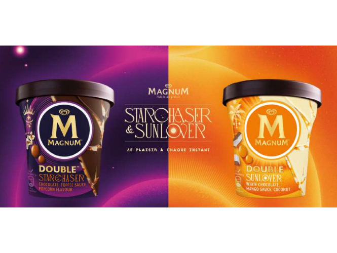 Magnum lance deux nouvelles saveurs de crème glacée