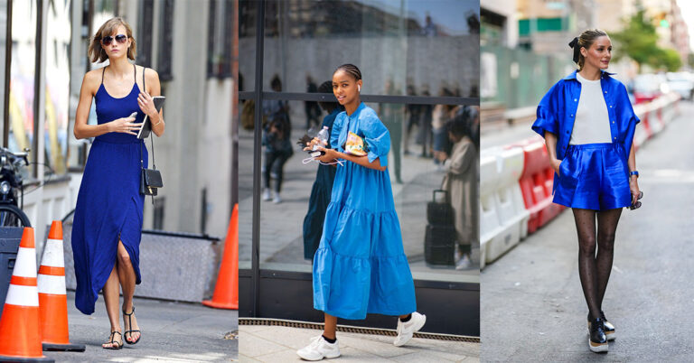 Fashion in the street : La vie en bleu